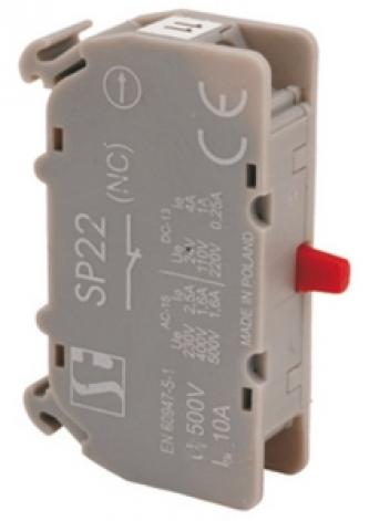 Auxiliary NC contact, rail mounting SP22 \ 01-1-SZ